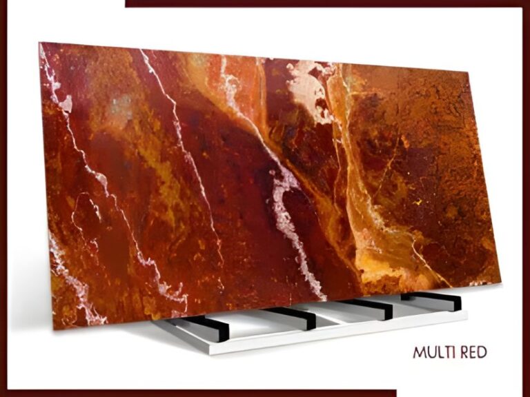 multi-red-onyx slab