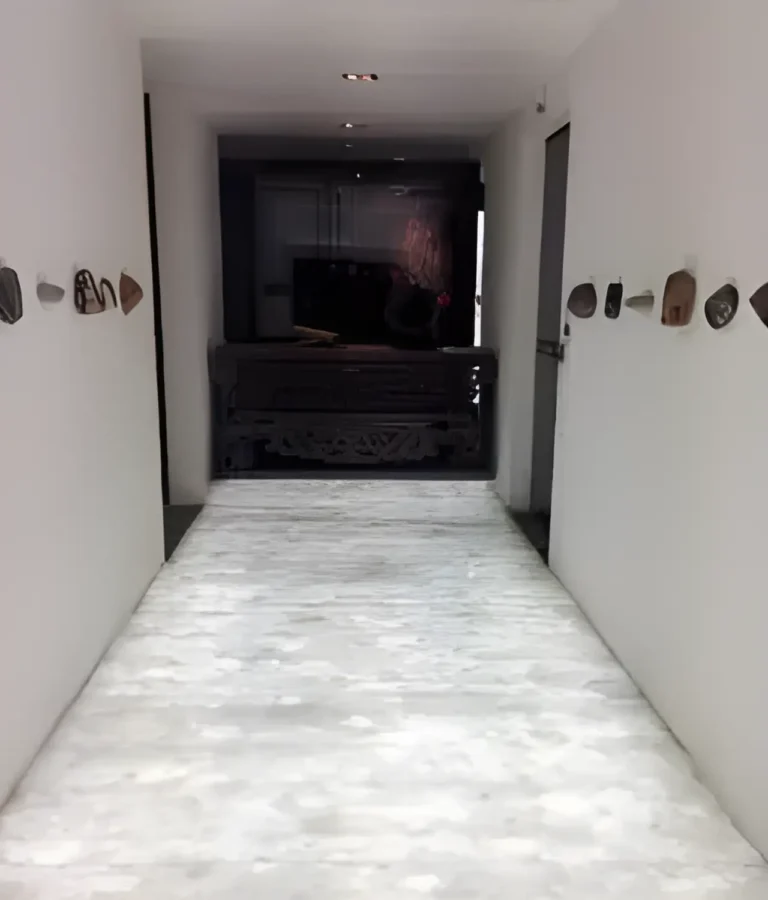 white onix hallway design